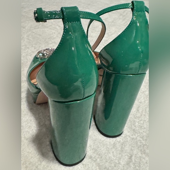 Gucci Vernice Crystal Double G Platform Pumps 36.5 PRICE IS FIRM - Picture 11 of 11